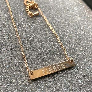 Gold Tone Fierce Necklace